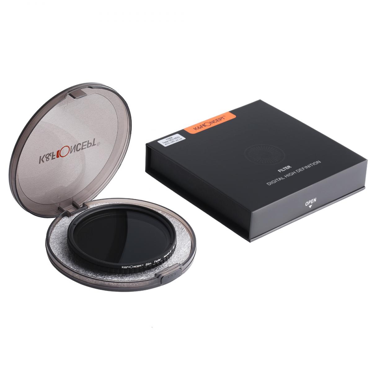 K&F Concept ND2-32 Variable Neutral Density ND Filter Nano-X Coated 52mm